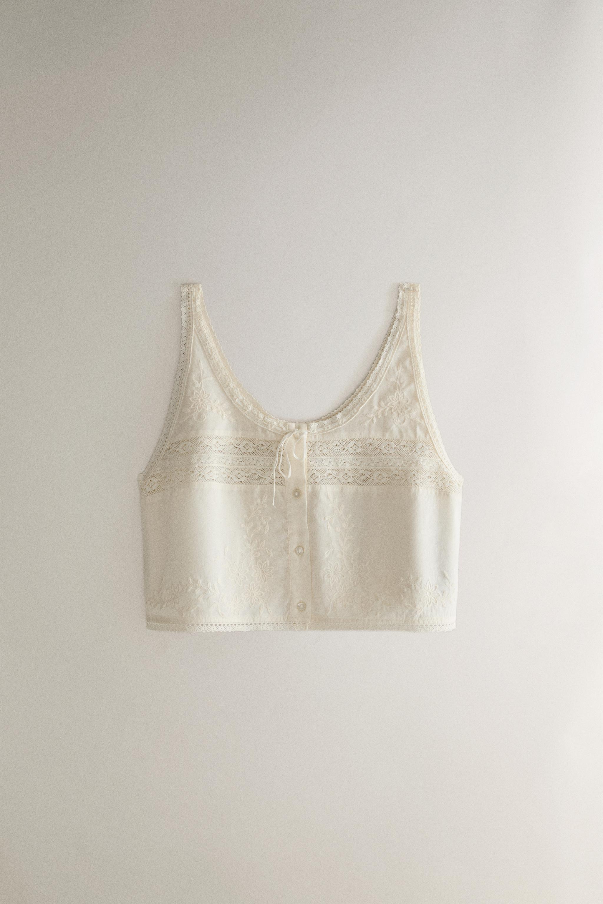 LACE COTTON TOP